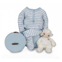 Happy stripes blue layette