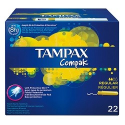 Tampax Compak Regular 22 units