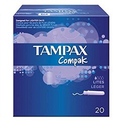 Tampax Compak Lites 20 uds