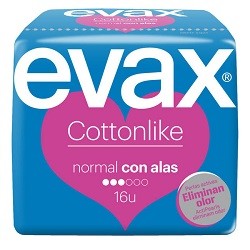 Evax Pads Regular with wings 16 units